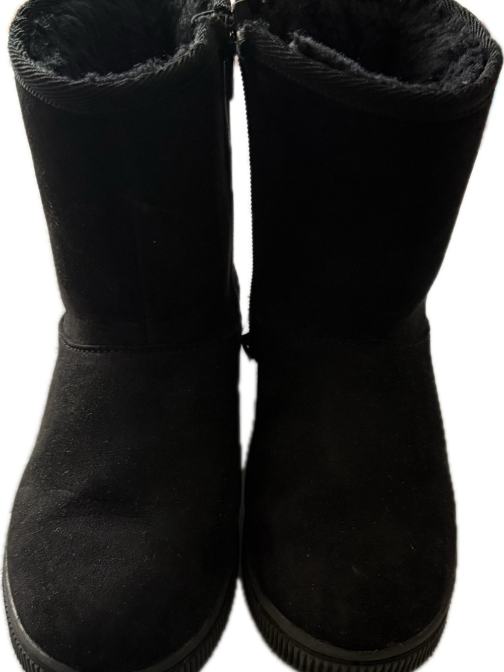 Classic Black suede - Girls